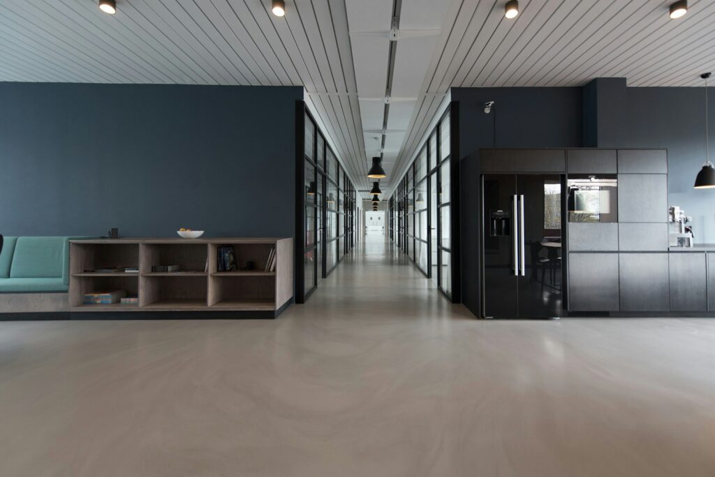 Modern office workspace representing the Grok Bot always-on agent workforce